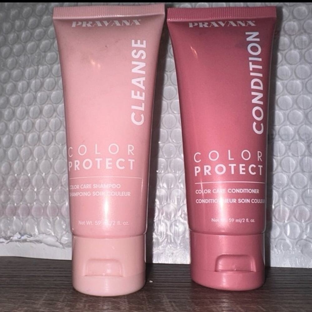 Pravana Color Protect Cleanse Shampoo Condition hair‎ care Travel Size Duo